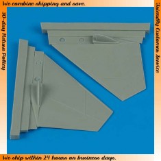 1/72 Sukhoi Su-27 Flanker Horizontal Stabilisers for Hasegawa / Revell kits 