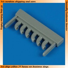 1/72 Bell P-400 Airacobra Exhaust for Academy kits