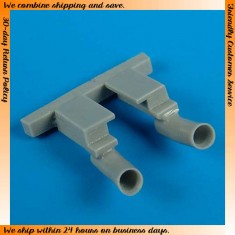 1/72 F2A-2 Buffalo Exhaust for Hasegawa kit