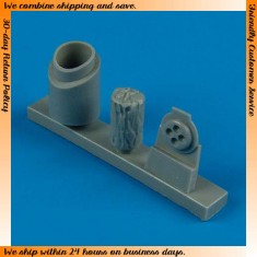 1/72 Douglas SBD Dauntless Life Raft Container for Hasegawa kit