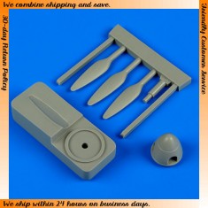 1/72 Junkers Ju 87B/R 'Stuka' Stuka Propeller w/tool for Fujimi kits 