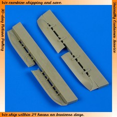 1/72 Messerschmitt Bf 110 Undercarriage Covers for Eduard kits