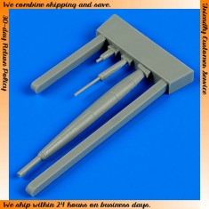 1/72 Mikoyan MiG-15Bis Gun Barrels for Eduard kit