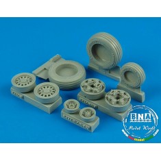 1/32 F-16C/CJ Falcon Weighted Wheels for Tamiya kit