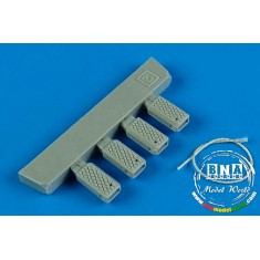 1/48 US Navy Polyurethane Wheel Chock with Nylon Thread - Early