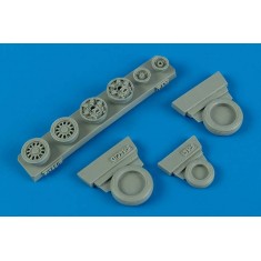 1/48 Lockheed-Martin F-16C / CJ Block 50/52 Weighted Wheels for Kinetic/Tamiya kits