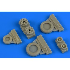 1/48 Lockheed Martin F-16I Sufa Weighted Wheels for Kinetic kit