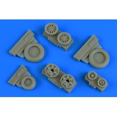 1/48 Lockheed Martin F-16I Sufa Weighted Wheels (GY Production) for Hasegawa kit