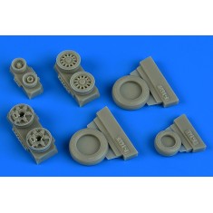 1/48 Lockheed Martin F-16I Sufa Weighted Wheels (GY Production) for Kinetic kit