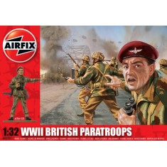 1/32 WWII British Paratroops (14 figures)