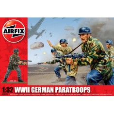 1/32 WWII German Paratroops (14 figures)