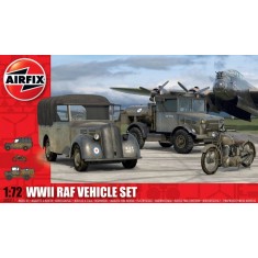 1/72 WWII RAF Vehicle Set (Standard "Tilly"+Bedford MWD+BSA M20 Motorcycle)