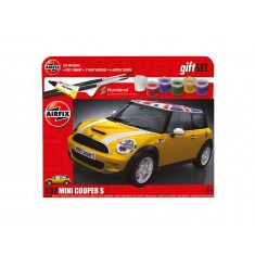 1/32 Large Starter Set - Mini Cooper S (kit, acrylic paint, poly cement, brush)
