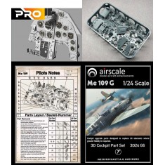 1/24 Bf109G Cockpit Upgrade Set for Airfix Bf109G-5/6 #17003