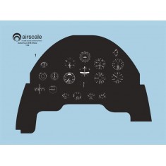 1/24 Junkers Ju87 Stuka Instrument Panel Decals for Airfix kits