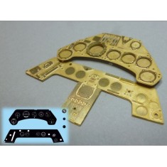 1/24 Focke-Wulf Fw190 Instrument Panel PE & Decal for Airfix kits