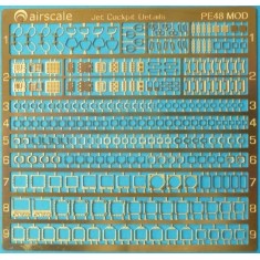 1/48 Modern Jet Cockpit Photo-etched Sheet