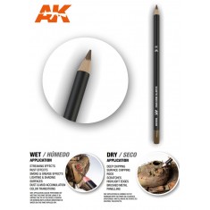 Weathering Semi Grease Water Pencil - Earth Brown