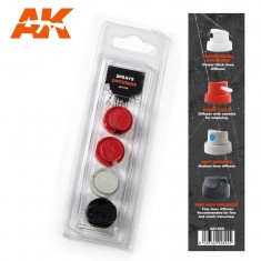 Spray Diffusers #2 - Transversal Standard, Drain Valve, Soft Diffuser, Fine High Pressure