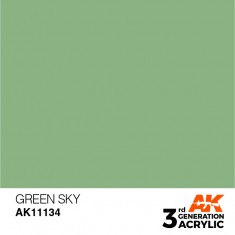 Acrylic Paint (3rd Generation) - Green Sky (17ml)