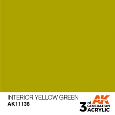 Acrylic Paint (3rd Generation) - Interior Yellow Green (17ml)