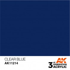 Acrylic Paint (3rd Generation) - Clear Blue (17ml)