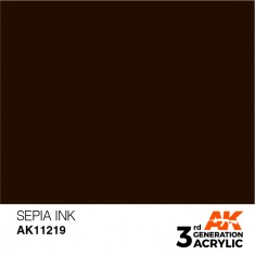 Acrylic Paint (3rd Generation) - Sepia INK (17ml)