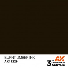Acrylic Paint (3rd Generation) - Burnt Umber INK (17ml)