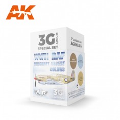 Acrylic Paint 3rd Gen set for Aircraft - WWII RAF Aircraft Desert Colours (3x 17ml)