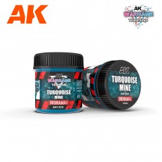 Wargame Battle Ground Terrains - Turquoise Mine (100ml)