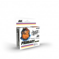 Acrylic Inks Colour Set - Primary (3x 30ml)