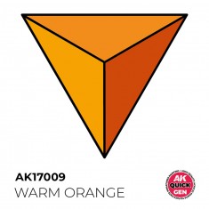 Acrylic Colour for Contrast Painting - Quick Gen #Warm Orange (18ml)