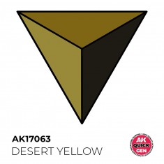 Acrylic Colour for Contrast Painting - Quick Gen #Desert Yellow (18ml)