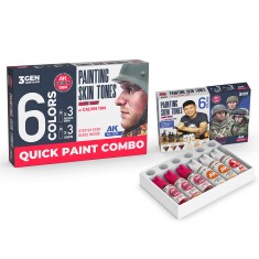 Acrylic 3Gen Colours Set - Painting Skin Tones (6x 18ml)