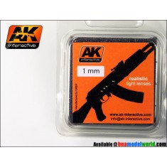 Realistic Light Lenses - Amber (Diameter: 1mm)