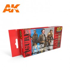 French Uniform Colours Figure Series Set (17ml x 6)