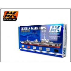 Acrylic Paint set for German Warships (6 x 17ml)