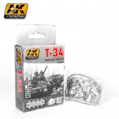 1/35 Soviet T-34 M-1942 "Waffle Track" 1942-1945 (Metal, Unassembled)