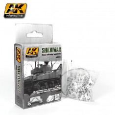 1/35 Sherman T54E2 "Cuff Design" Metal Tracks (Assembled)