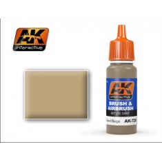 Acrylic Paint - RAL8031 F9 German Sand Beige for German Desert Vehicles (17ml)