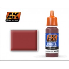 Acrylic Paint - RAL8013 Schiffsbodenfarbe III Rot for WWII German Warships Hull (17ml)