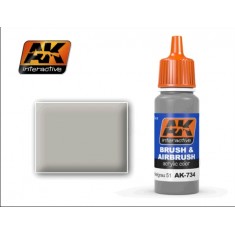 Acrylic Paint - RAL7000 Dunkelgrau 51 for WWII German Warships Camouflage (17ml)