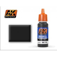 Acrylic Paint - Flat/Matt Black (17ml)