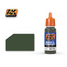 Acrylic Paint - RAL6003 Olivgrun opt.1 (17ml)