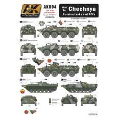1/35 Decals for Russian Tanks and AFVs in The Chechnya War