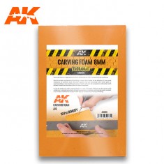 Building Materials - Carving Foam 8mm A4 Size (305 x 228mm)