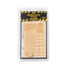 1/35 Laser Cut Wooden Box 001 (7pcs)