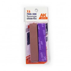 Sanding Pads P800-1000 Sponge (6pcs)