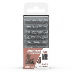 Wargame Basing Bits - Rats (25pcs)