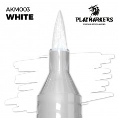 Acrylic Paint Marker for Tabletop Gamers - Flat White #PLAY MARKERS